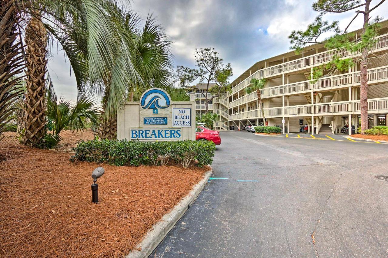Вилла Breakers Oceanfront Getaway With Amazing View And Pool Хилтон-Хед-Айленд Экстерьер фото